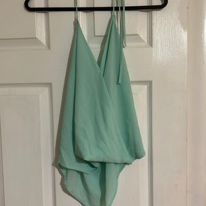 Flowly mint green fancy top